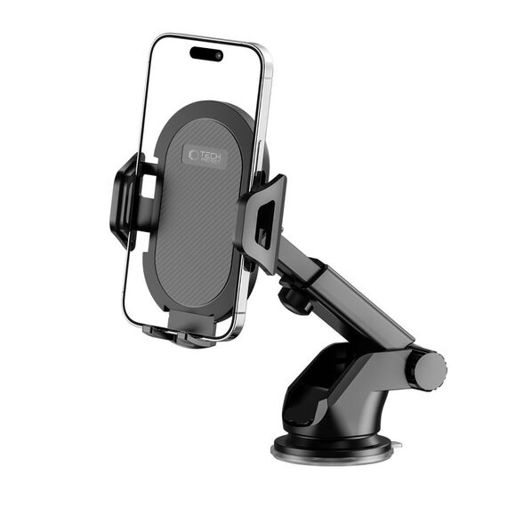 Tech-Protect V1 Car Phone Holder for Windshield/Cockpit - Black - Smartphone Holders - Smartphones - Techbox