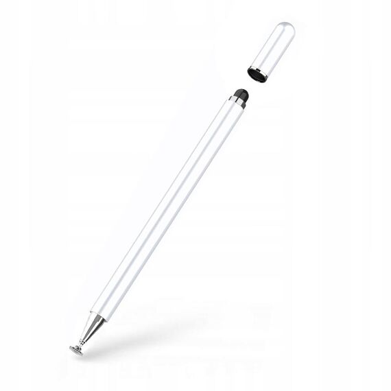 Tech-Protect Charm Stylus - White/Silver - Tablet Accessories - Tablet PC & Accessories - Techbox