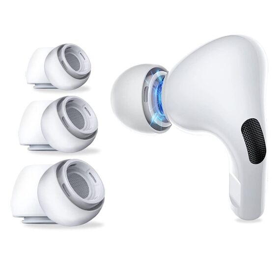 Tech-Protect Ear Tips for AirPods Pro 1 / 2 in sizes S / M / L - white (3 pcs.) - Headsets - Speakers & Headphones - Techbox