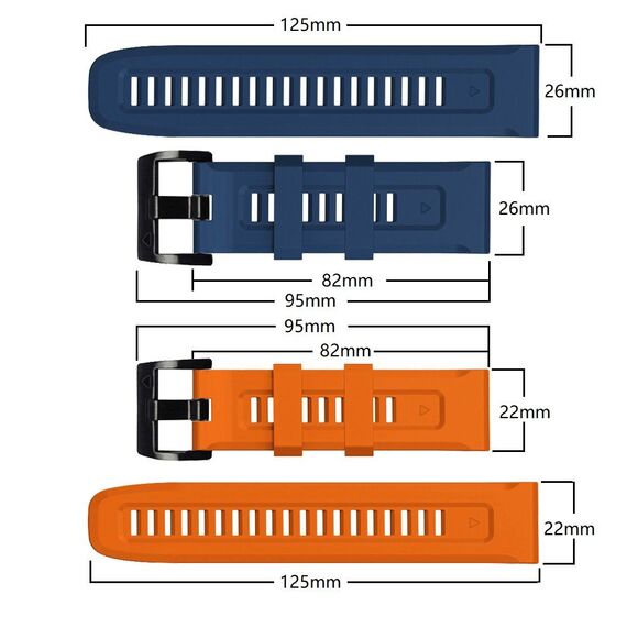 Tech-Protect IconBand for Garmin Fenix 5 / 6 / 6 Pro / 7 - Orange | Techbox