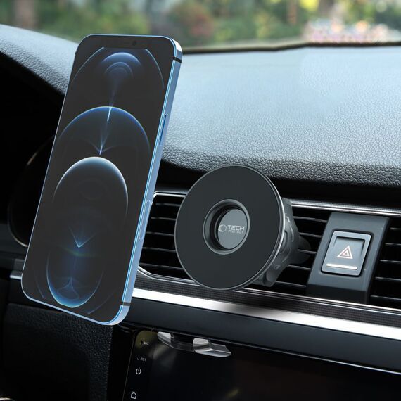 Tech-Protect N50 MagSafe Car Magnetic Phone Holder for Cockpit/Air Vent - Black - Smartphone Holders - Smartphones - Techbox