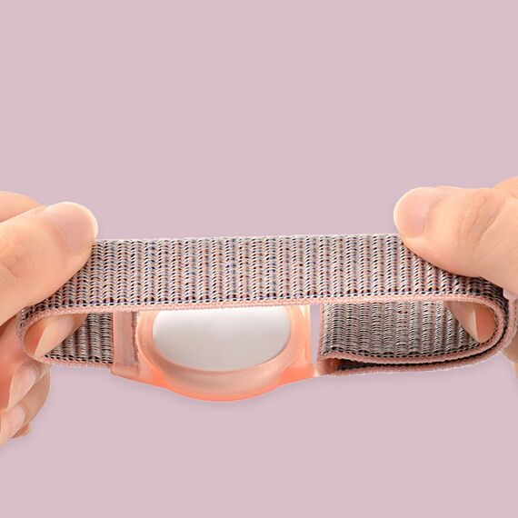 Tech-Protect Nylon Strap for Kids for Apple AirTag - Pink | Techbox