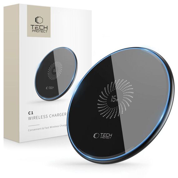 Tech-Protect QI15W-C1 inductive charger 15W - black | Techbox