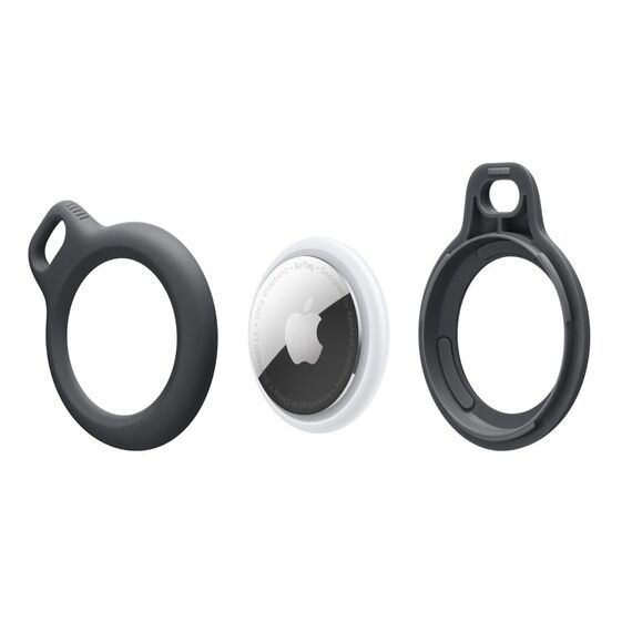 Tech-Protect Rough case for Apple AirTag with ring - black - Smartphone Accessories - Cables & Accessories - Techbox