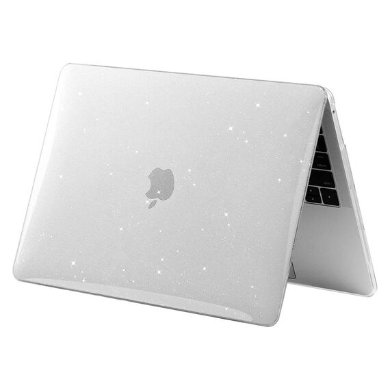 Tech-Protect SmartShell Case for MacBook Air 13" M2 / M3 / 2022-2024 - Clear-Glitter | Techbox