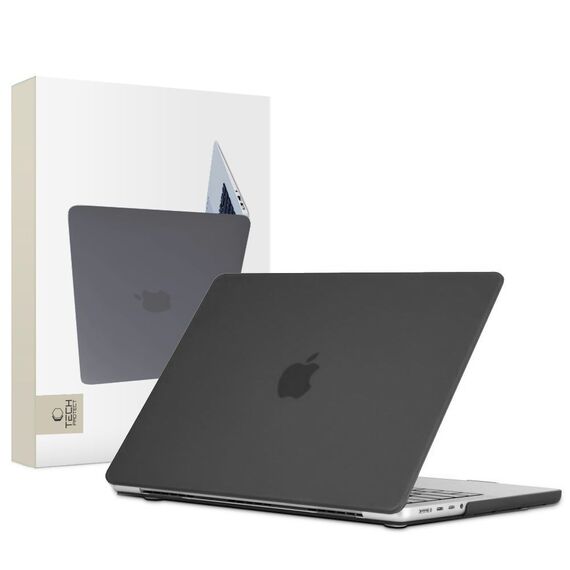 Tech-Protect SmartShell case for MacBook Pro 16" M1 / M2 / M3 2021-2023 - matte black | Techbox