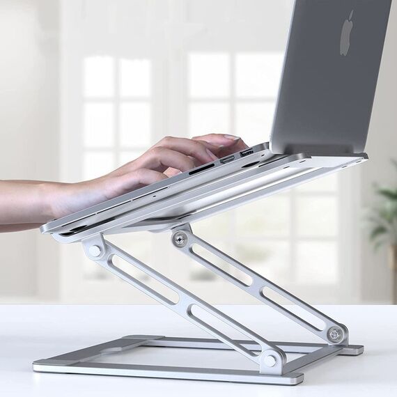 Tech-Protect ULS400 universal foldable stand for laptops up to 17" - silver | Techbox