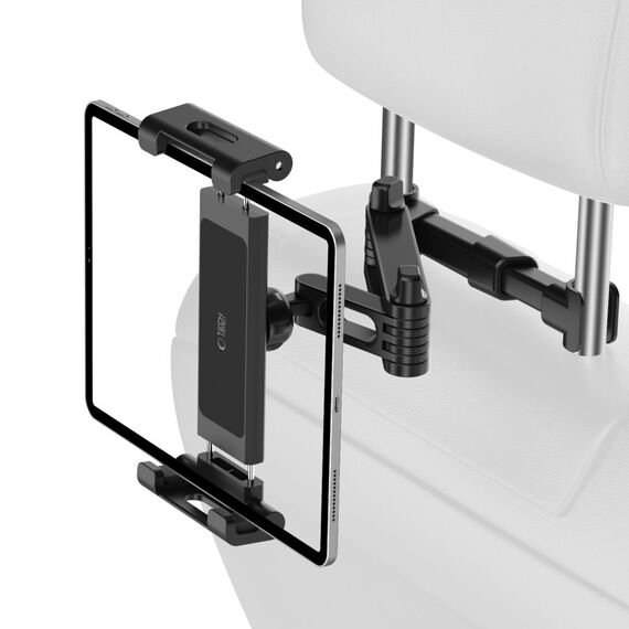 Tech-Protect V1 Telescopic Car Headrest Phone Holder - Black - Smartphone Holders - Smartphones - Techbox