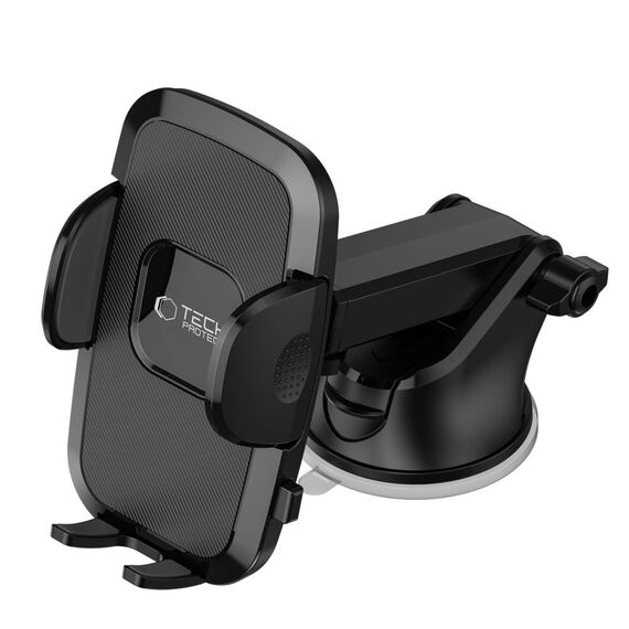 Tech-Protect V3 Car Phone Holder for Windshield/Cockpit - Black - Smartphone Holders - Smartphones - Techbox