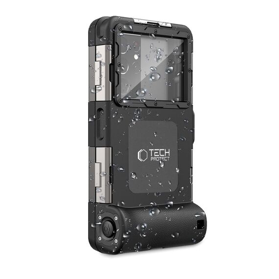 Tech-Protect Waterproof Case waterproof IPX8 for smartphones 4.7-6.7" - black - Universal Cases - Cases - Techbox