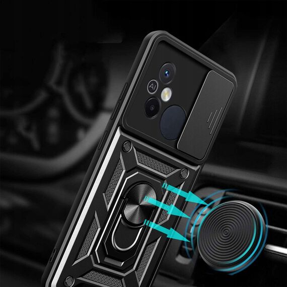 Tech-Protect CamShield Pro Case for Xiaomi Redmi 12C - Black | Techbox