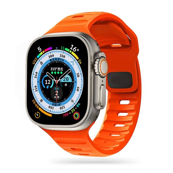 Tech-Protect IconBand Line Strap for Apple Watch 4 / 5 / 6 / 7 / 8 / 9 / SE / Ultra 1 / 2 (42/44/45/49 mm) - Orange | Techbox