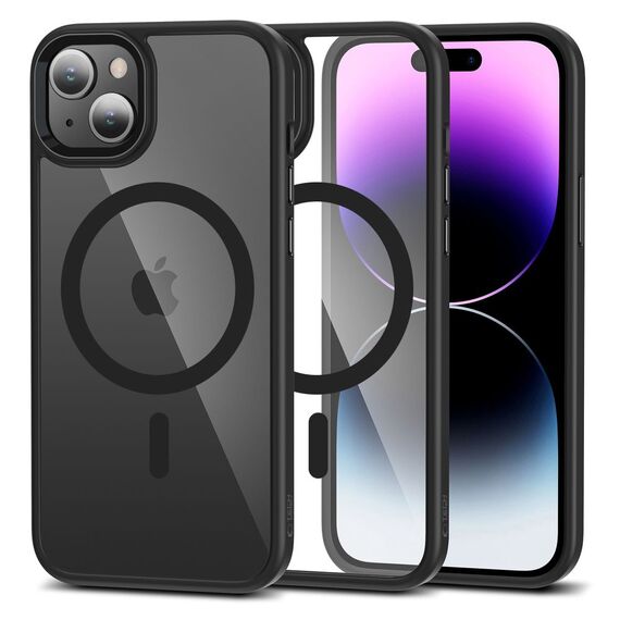Tech-Protect MagMat MagSafe iPhone 15 Case - Clear Black | Techbox