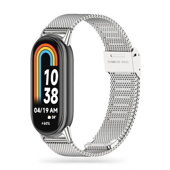 Tech-Protect MilaneseBand Strap for Xiaomi Smart Band 8 / 8 NFC - Silver | Techbox