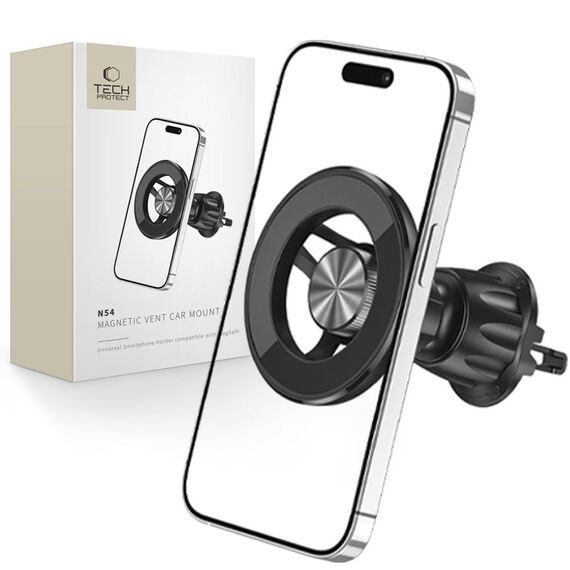 Tech-Protect N54 Car Phone Holder with MagSafe for Air Vent - Black | Techbox