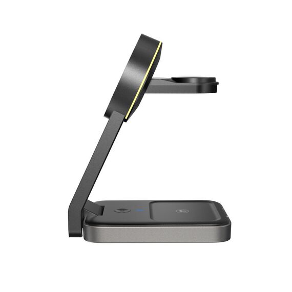 Tech-Protect QI15W-A28 MagSafe 3in1 Inductive Charger with Smartphone / Apple Watch / AirPods Stand - Black | Techbox