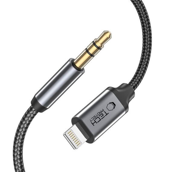 Tech-Protect UltraBoost audio Lightning / mini jack 3.5mm cable 1m - black | Techbox