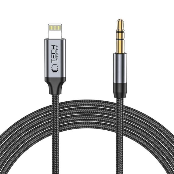 Tech-Protect UltraBoost audio Lightning / mini jack 3.5mm cable 1m - black | Techbox