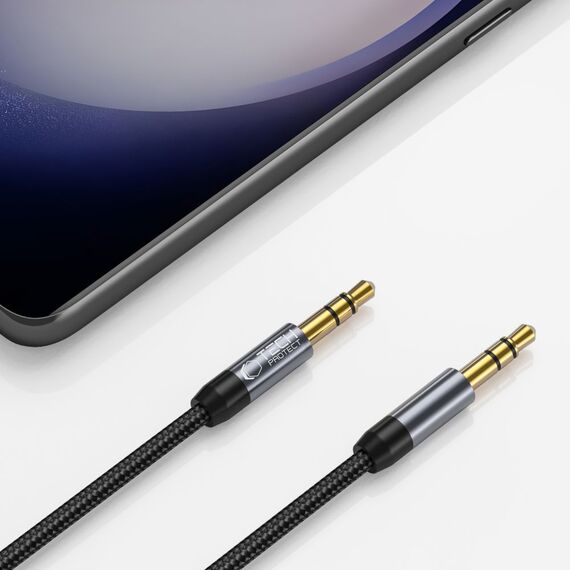 Tech-Protect UltraBoost cable 3.5mm mini jack / 3.5mm mini jack 1.5m - black - Cables & Adapters - Cables & Accessories - Techbox