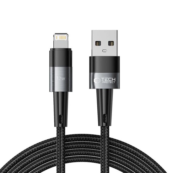 Tech-Protect UltraBoost Lightning / Lightning cable 12W 2.4A 2m - gray - Cables & Adapters - Cables & Accessories - Techbox
