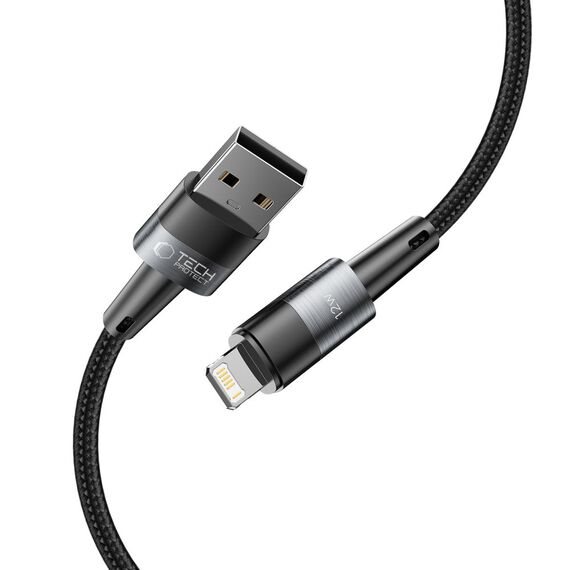 Tech-Protect UltraBoost Lightning / Lightning cable 12W 2.4A 2m - gray - Cables & Adapters - Cables & Accessories - Techbox