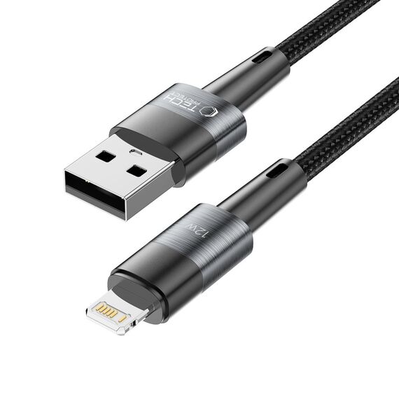 Tech-Protect UltraBoost Lightning / Lightning cable 12W 2.4A 2m - gray - Cables & Adapters - Cables & Accessories - Techbox