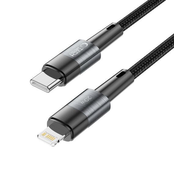 Tech-Protect UltraBoost Lightning / USB-C PD 20W 3A 2m cable - gray - Cables & Adapters - Cables & Accessories - Techbox