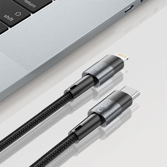 Tech-Protect UltraBoost Lightning / USB-C PD 20W 3A 2m cable - gray - Cables & Adapters - Cables & Accessories - Techbox
