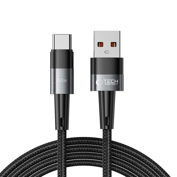 Tech-Protect UltraBoost USB-C / USB-C 66W 6A 2m Cable - Gray - Cables & Adapters - Cables & Accessories - Techbox