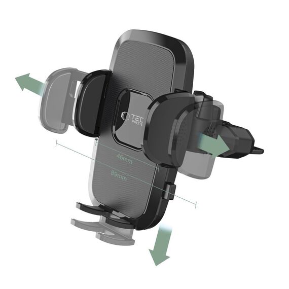 Tech-Protect V3 Car Phone Holder for CD Drive - Black - Smartphone Holders - Smartphones - Techbox