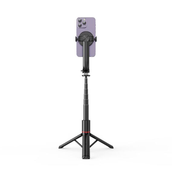 Tech-Protect L04S Bluetooth Selfie Stick with Tripod up to 95cm and 360 Head - Black - Cameras Accessories - Action Cameras - Techbox