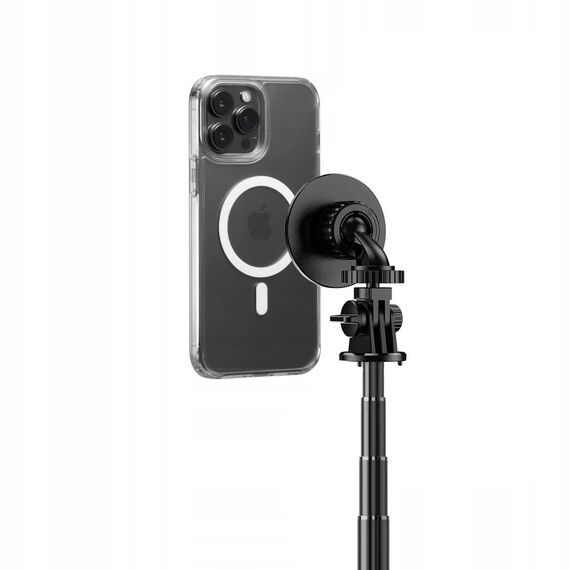 Tech-Protect L06S Bluetooth magnetic selfie stick with MagSafe, remote control, tripod up to 82cm and 360 head - black - Cameras Accessories - Action Cameras - Techbox