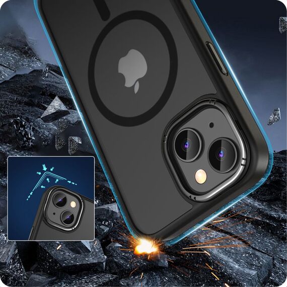 Tech-Protect MagMat 2 MagSafe iPhone 15 Case - Matte Black | Techbox