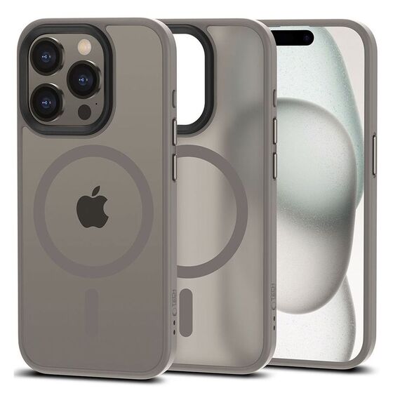 Tech-Protect MagMat MagSafe case for iPhone 15 Pro - titanium matte | Techbox