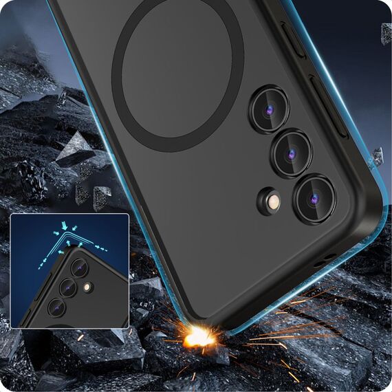 Tech-Protect MagMat MagSafe Case for Samsung Galaxy S24 - Matte Black - Uncategorized Cases (2) - Cases - Techbox