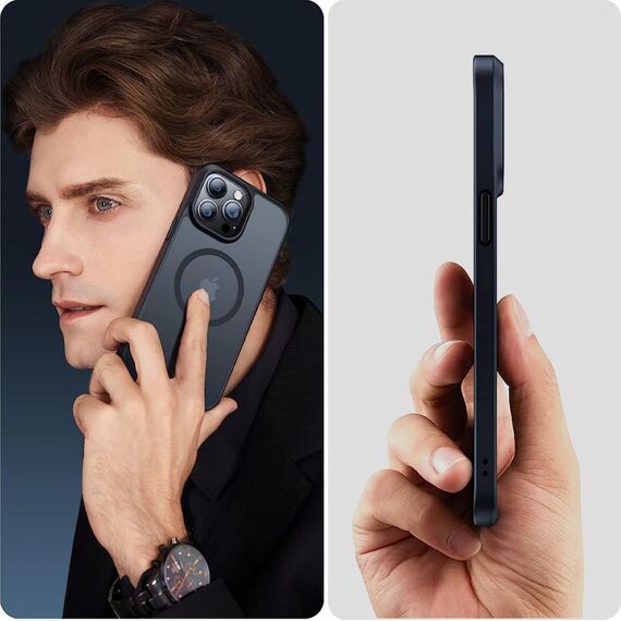 Tech-Protect MagMat MagSafe iPhone 15 Case - Clear Black | Techbox