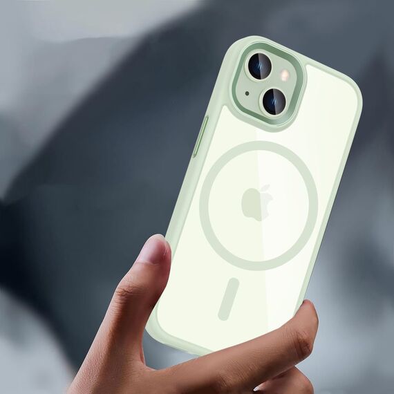 Tech-Protect MagMat MagSafe iPhone 15 Case - Clear Green | Techbox