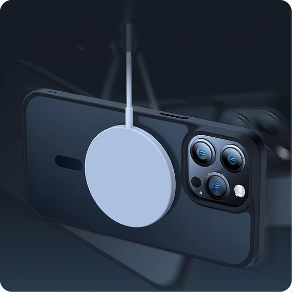 Tech-Protect MagMat MagSafe iPhone 15 Pro Case - Clear Black | Techbox
