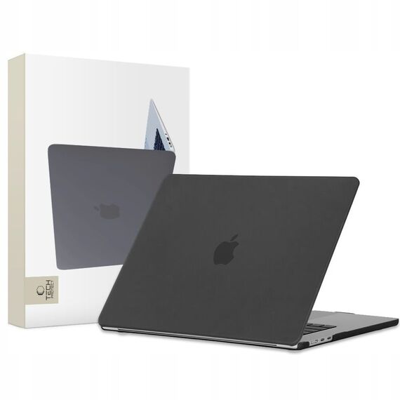 Tech-Protect SmartShell case for MacBook Air 15" M2 / M3 / 2023-2024 - matte black | Techbox