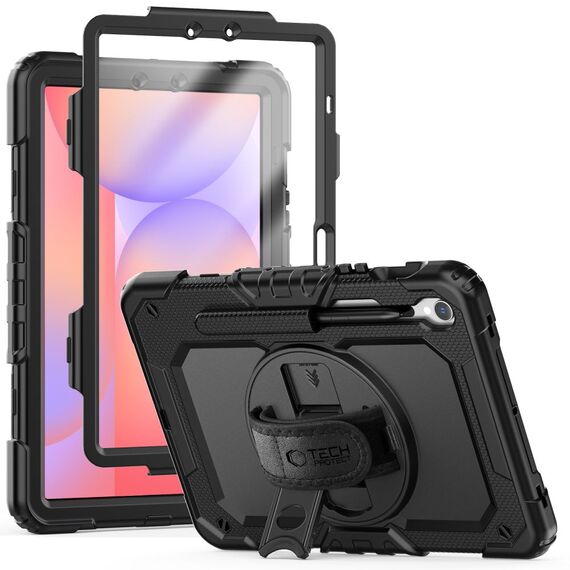 Tech-Protect Solid360 Case for Samsung Galaxy Tab S9 FE 10.9" X510 / X516B - Black - Tablet Accessories - Tablet PC & Accessories - Techbox