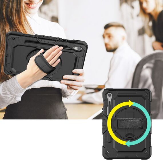 Tech-Protect Solid360 Case for Samsung Galaxy Tab S9 FE 10.9" X510 / X516B - Black - Tablet Accessories - Tablet PC & Accessories - Techbox
