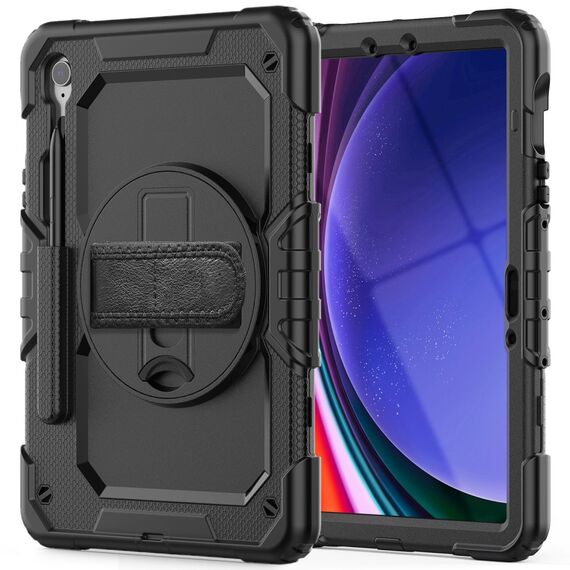 Tech-Protect Solid360 Case for Samsung Galaxy Tab S9 FE 10.9" X510 / X516B - Black - Tablet Accessories - Tablet PC & Accessories - Techbox