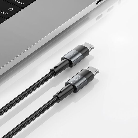Tech-Protect UltraBoost USB-C / USB-C PD Cable 100W 5A 3m - Gray - Cables & Adapters - Cables & Accessories - Techbox