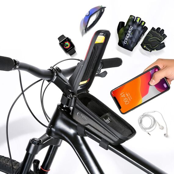 Tech-Protect V2 Bike Bag with Phone Space 1l - Black | Techbox