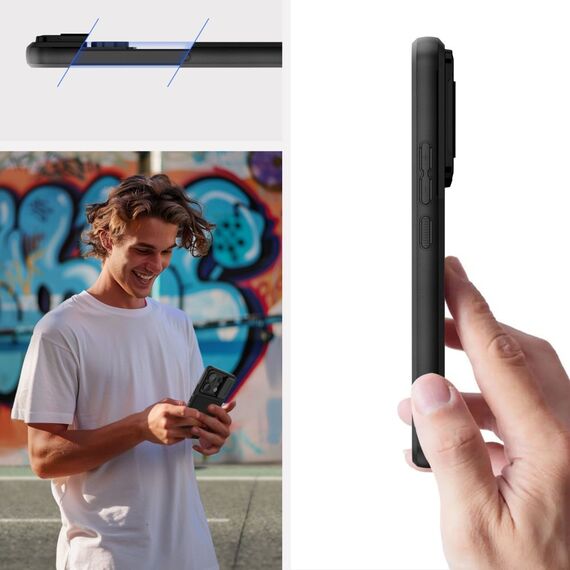Tech-Protect Velar Cam+ Case for Xiaomi Redmi Note 13 Pro 5G / Poco X6 5G - Black | Techbox