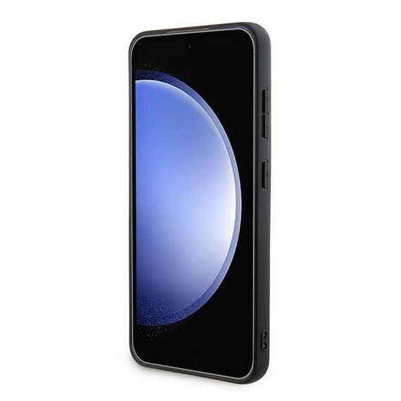 DKNY Leather Checkered Mono Pattern MagSafe case for Samsung Galaxy S24+ - black - Uncategorized Cases (2) - Cases - Techbox