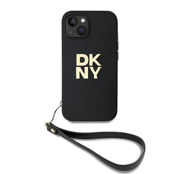 DKNY Wrist Strap Stock Logo case for iPhone 14 / 15 / 13 - black - Uncategorized Cases (2) - Cases - Techbox