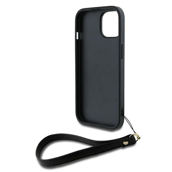 DKNY Wrist Strap Stock Logo case for iPhone 14 / 15 / 13 - black - Uncategorized Cases (2) - Cases - Techbox