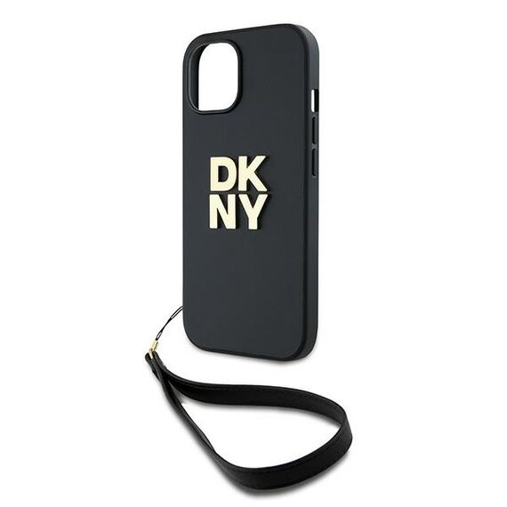 DKNY Wrist Strap Stock Logo case for iPhone 14 / 15 / 13 - black - Uncategorized Cases (2) - Cases - Techbox