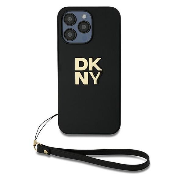 DKNY Wrist Strap Stock Logo case for iPhone 14 Pro - black - Uncategorized Cases (2) - Cases - Techbox
